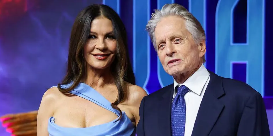 Michael Douglas con su esposa Catherine Zeta-Jones|Foto: Heute.at / Reuters