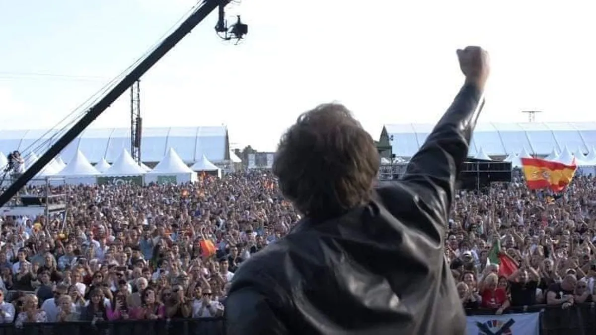 Milei en España -internacionales