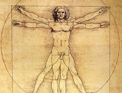 El Hombre de Vitruvio, el famoso dibujo de Leonardo Da Vinci|Foto: Wikimedia Commons