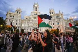 Protesta pro Palestina Madrid/ Europa Press