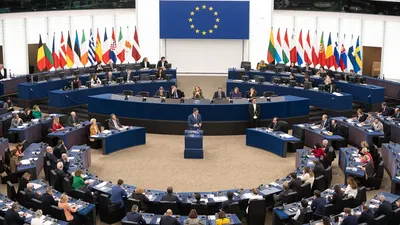 Vista del Parlamento Europeo durante una sesión plenaria en Estrasburgo | Foto: EFE
