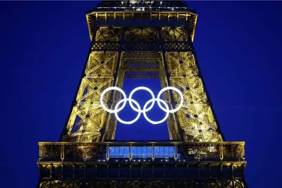 Torre Eiffel durante los Juegos Olímpicos|Foto: AFP