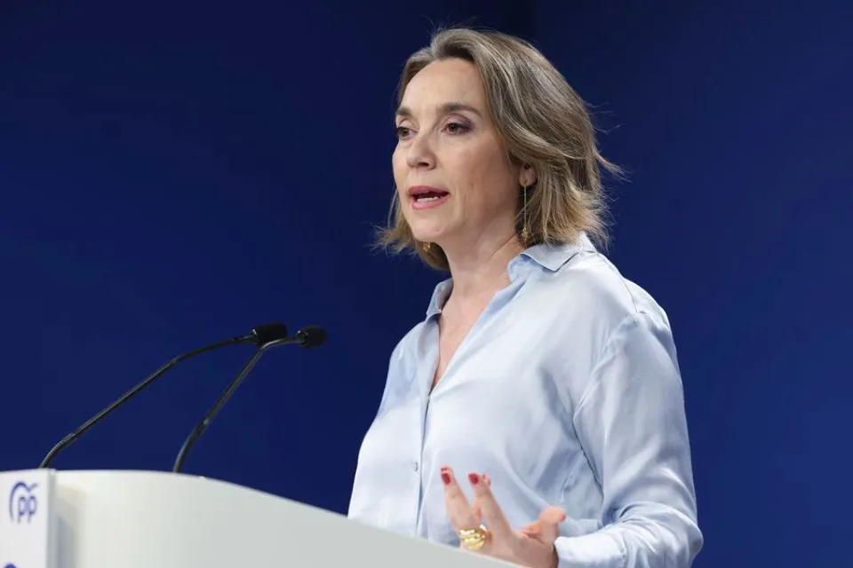 La secretaria general del PP, Cuca Gamarra - EFE/Kiko Huesca