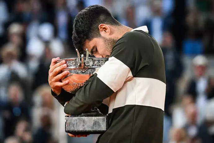Carlos Alcaraz|Foto: Europa Press/DPPI/AFP7 Hacienda se quedará con casi la mitad del premio de Alcaraz en Roland Garros