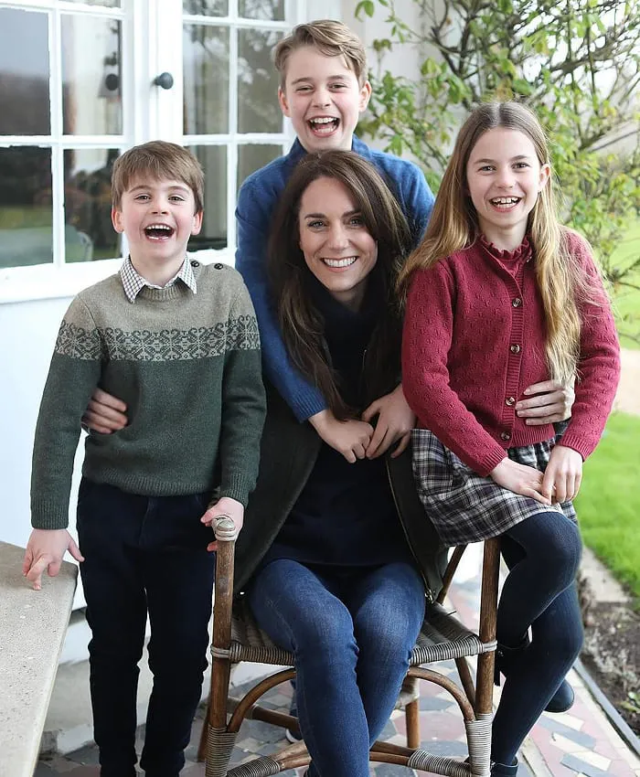 Kate Middleton y sus hijos, Día de la Madre