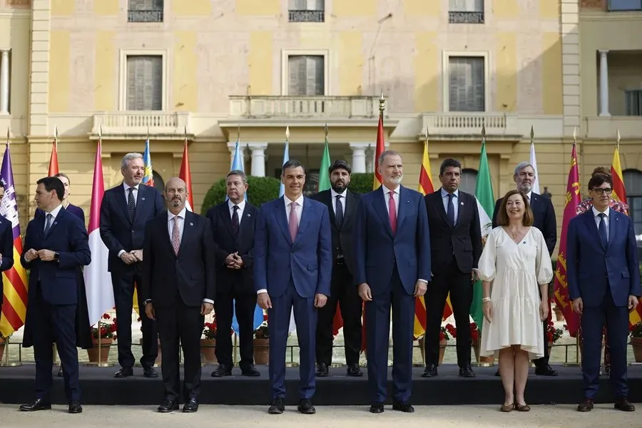 La familia de la XXVIII Conferencia de Presidentes en Barcelona|Foto: EFE/Alberto Estévez