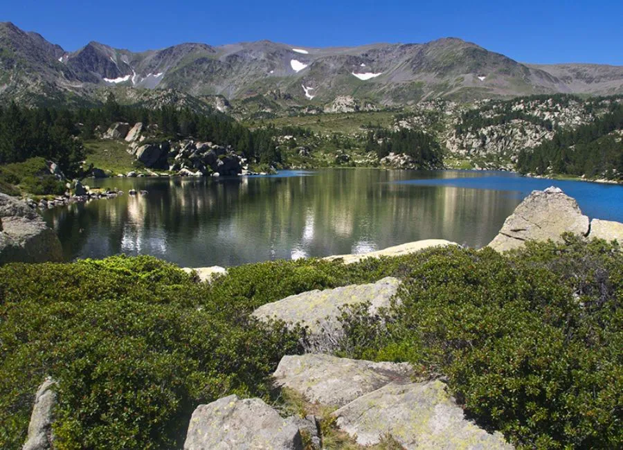 El lago de la Bollosa-Pirineos franceses