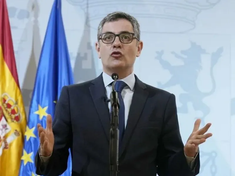 El ministro de la Presidencia, Justicia y Relaciones con las Cortes, Félix Bolaños|Foto: EFE/Alejandro Garcia El Consejo General del Poder Judicial investiga al juez Peinado tras denuncias de Félix Bolaños