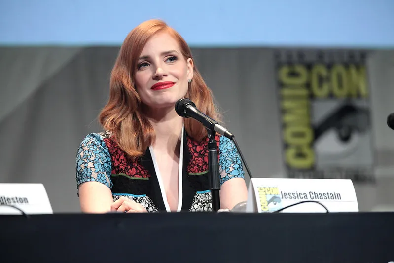 Jessica Chastain en la Comic Con de San Diego (2015). Foto: Flickr / Gage Skidmore