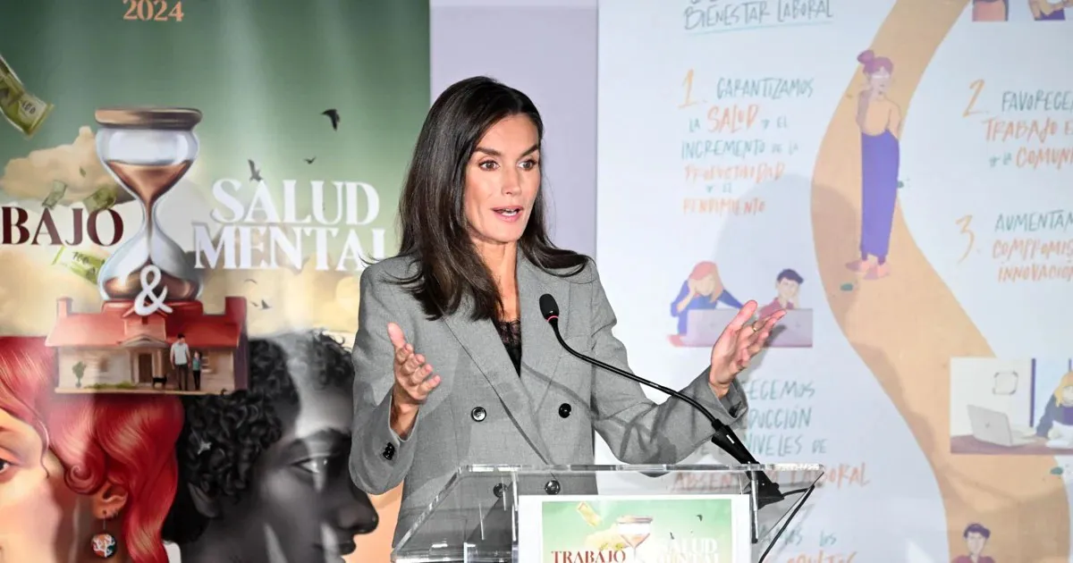 La reina Letizia - ABC - evento - salud mental en el trabajo