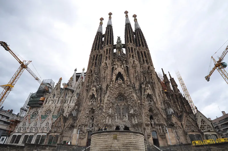 Fachada de la Sagrada Familia|Foto: Flickr / Jorge Láscar