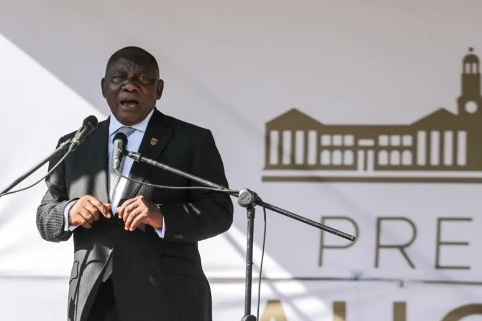 El presidente de Sudáfrica, Cyril Ramaphosa, en una imagen de archivo EFE/EPA/ALAISTER RUSSELL