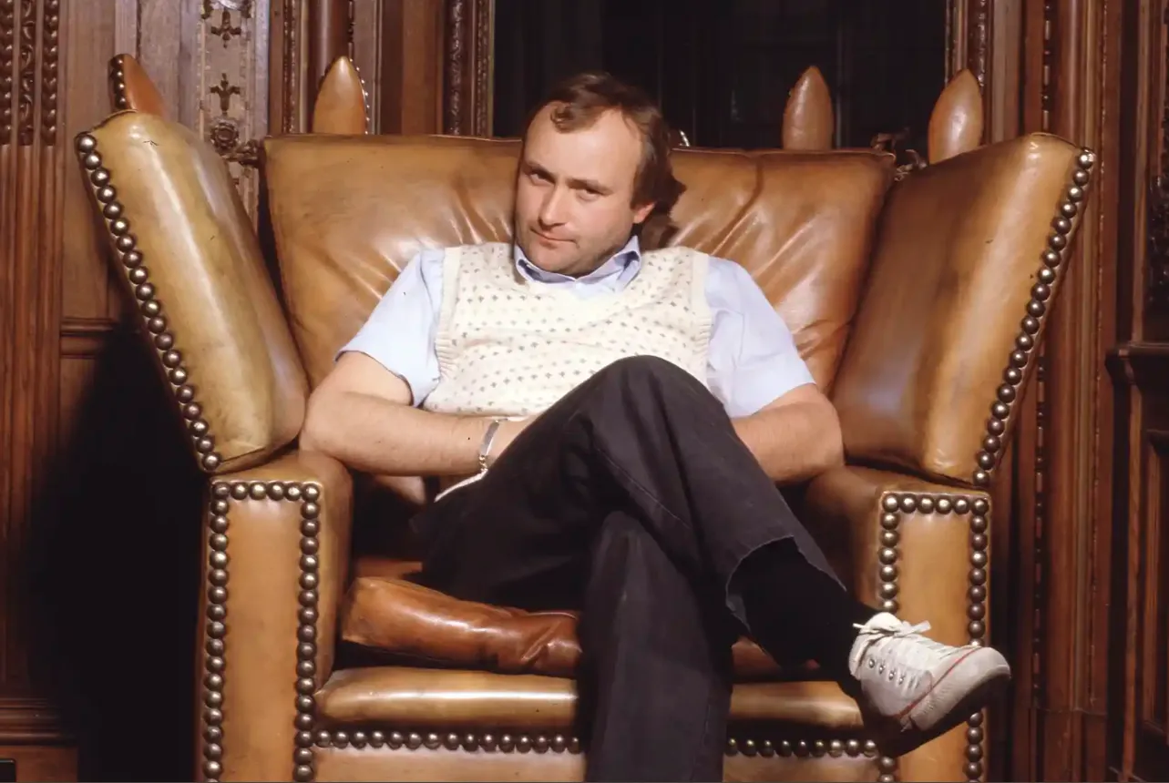 Phill Colins cantante y baterista. Foto: Philcollins.com