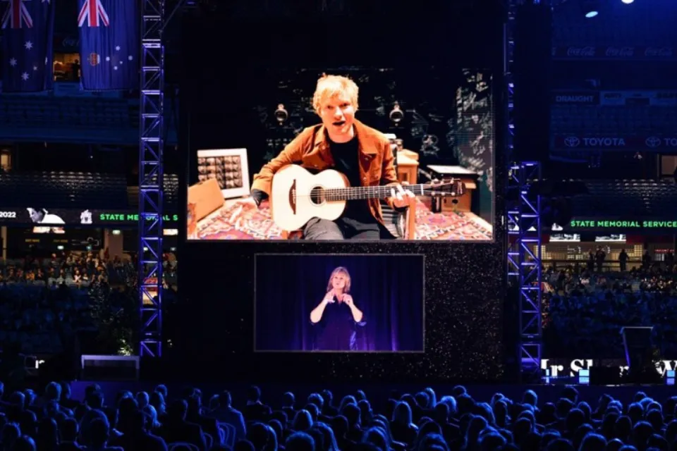 Ed Sheeran, en Australia. EFE/EPA/James Ross