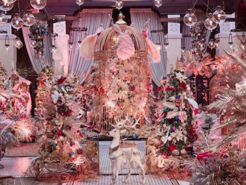 arbol-de-navidad-lujoso-2025-abu-dabi-paris-zurich-monaco|Foto: Bloomberg/El hotel Royal Mansour Marrakech, en Marruecos