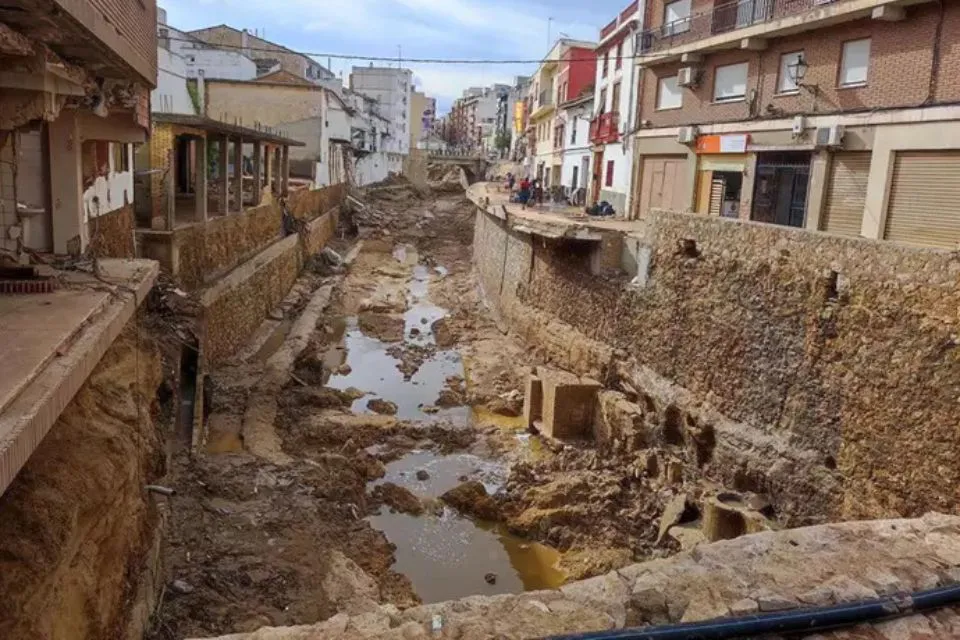 Localidad valenciana de Chiva tras la Dana del 29 de octubre de 2024|Foto: Europa Press/Diputación de Valencia