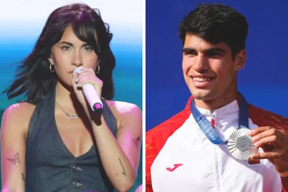 La cantante Aitana Ocaña y el tenista Carlos Alcaraz- Foto: 20minutos 