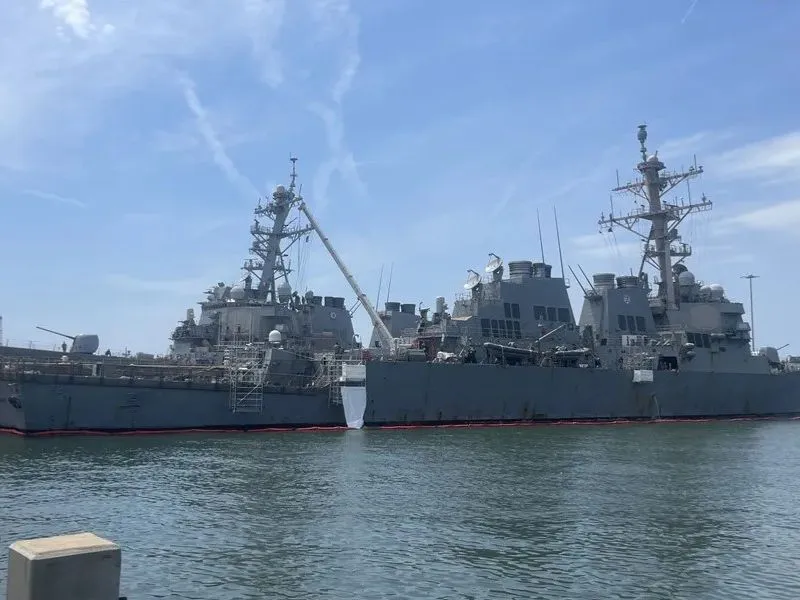 Un buque en la Base Naval de Norfolk (EEUU)|Foto: EFE/Esteban Capdepon Sendra EEUU lanza un nuevo ataque naval en el Caribe cerca de Venezuela

