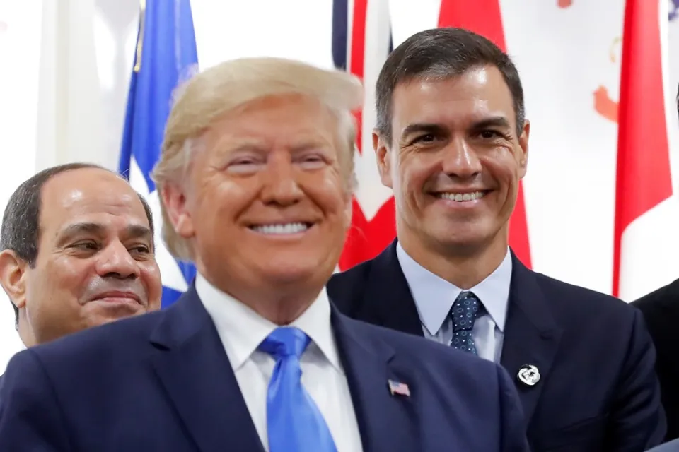 Pedro Sánchez- Donald Trump- Foto: EFE/Chema Moya