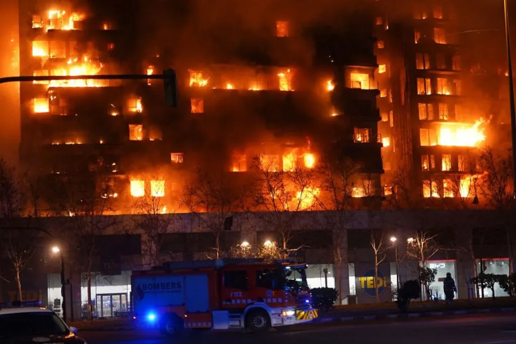 Incendio en Valencia -CNN