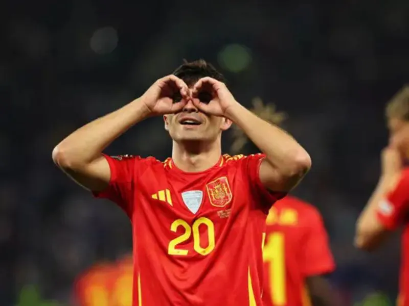 El jugador de la selección española Pedri González|Foto: Europa Press/Christian Charisius/DPA  España imparable: 27 partidos invicta y candidata firme al Mundial de fútbol 2026

