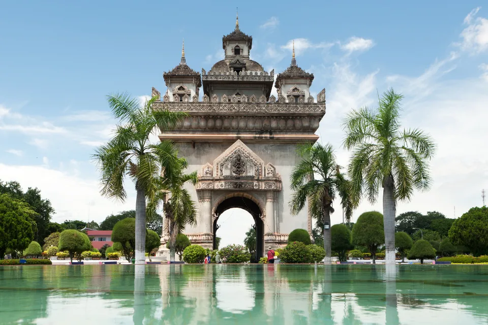 Las - país - Asia - Monumento de Patuxai