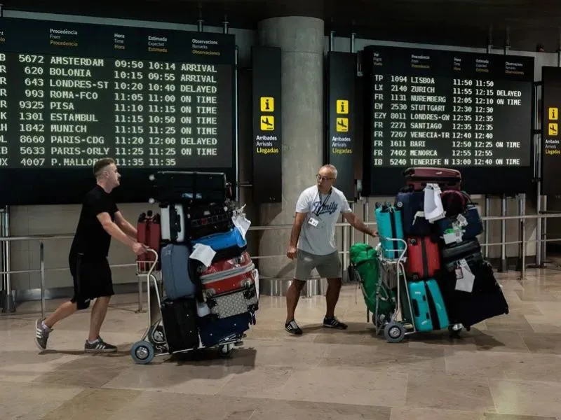 Bruselas abre expediente a España por impedir tarifas de equipaje de mano en aerolíneas|Foto: EFE/Biel Aliño
