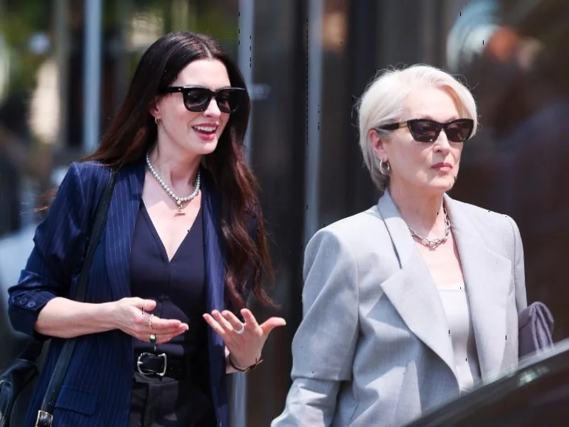 meryl-streep-y-anne-hathaway-en-nueva-york-secuela-diablo-viste-de-prada|Foto: Tomatazos 