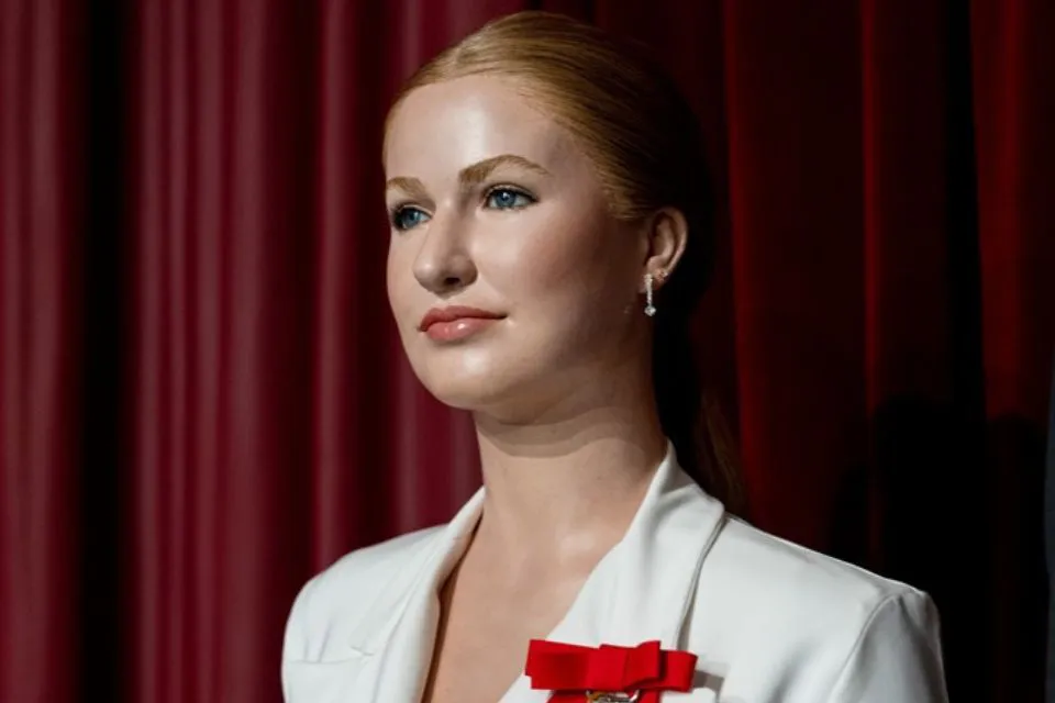 Figura de cera de la princesa Leonor, expuesta en el Museo de Cera de Madrid. EFE/Daniel Gonzalez