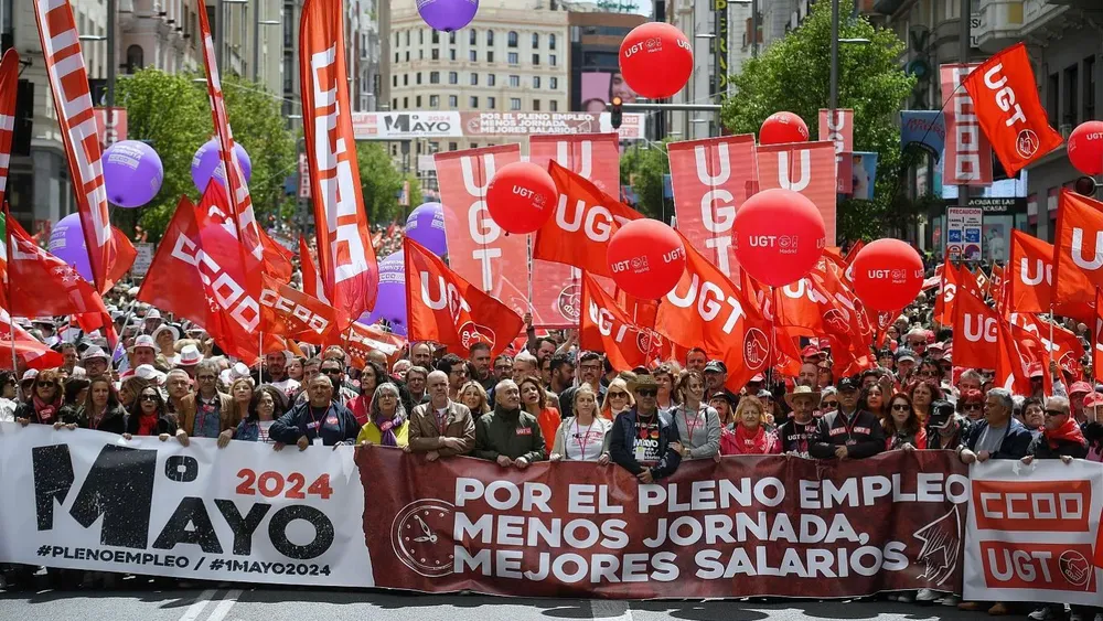1 de mayo Dia del Trabajador España