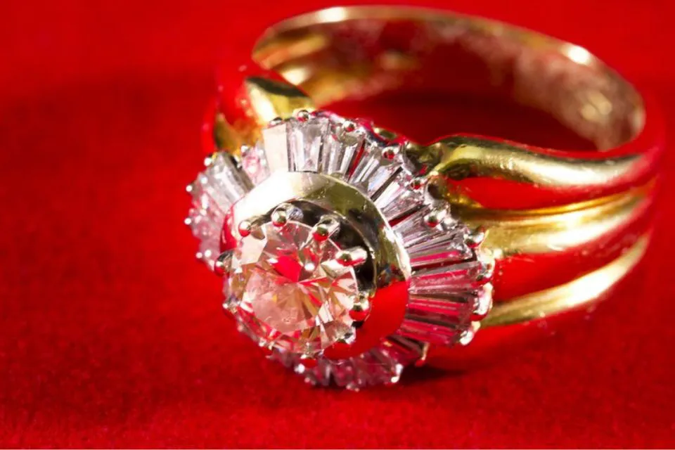 Iridio metal precioso joyas