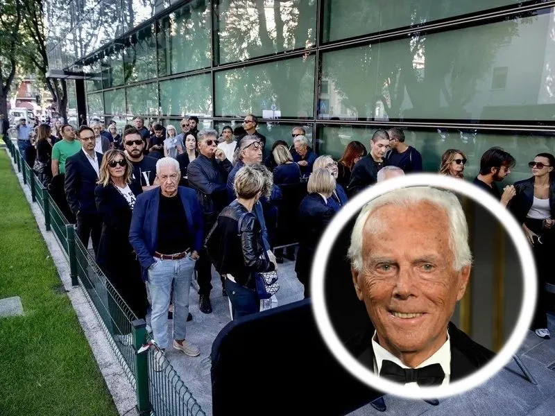 Milán se despidió de Giorgio Armani| Foto: EFE/EPA/MOURAD BALTI TOUAT