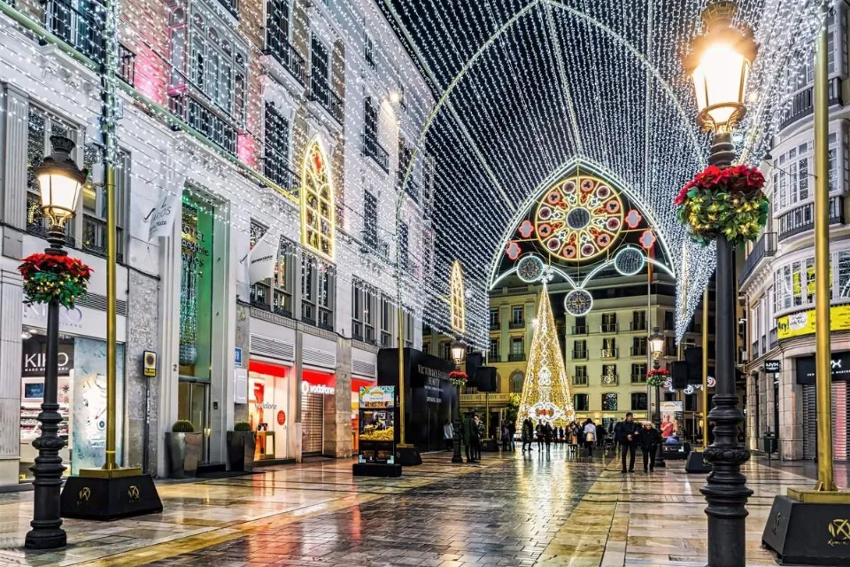 Mercadillo de Navidad de Málaga - España 