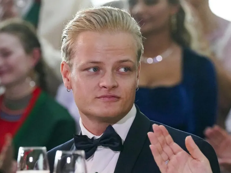 Marius Borg Hoiby de Noruega, hijo de la princesa heredera Mette-Marit en Oslo|Foto: France24/AP/Lise Aserud