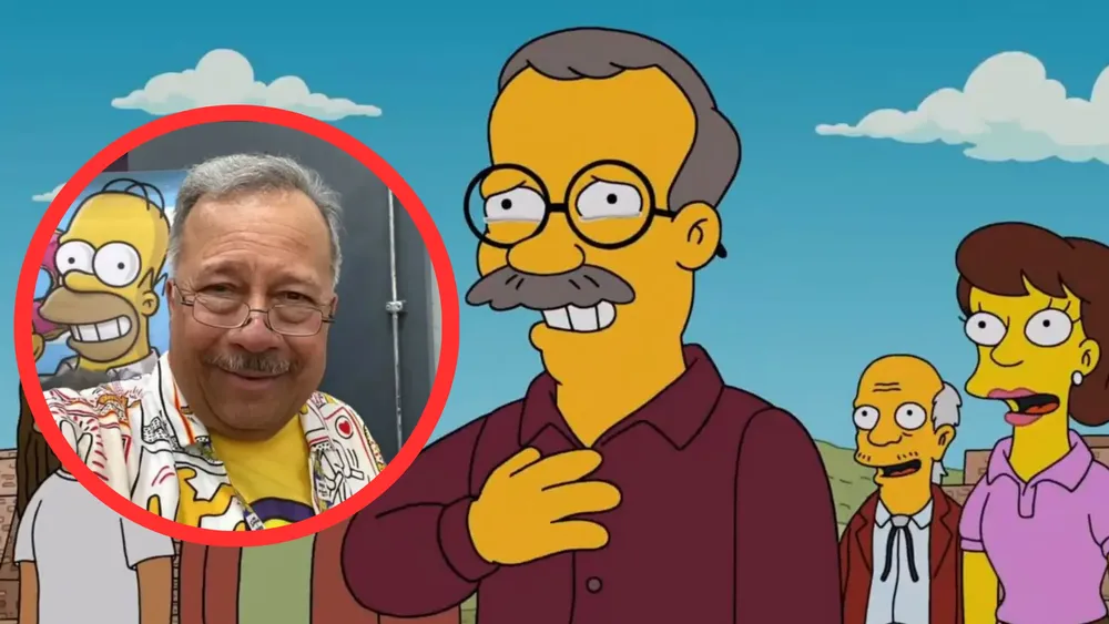El actor de doblaje Humberto Vélez tiene un cameo en un episodio de Los Simpson | Foto: Disney
