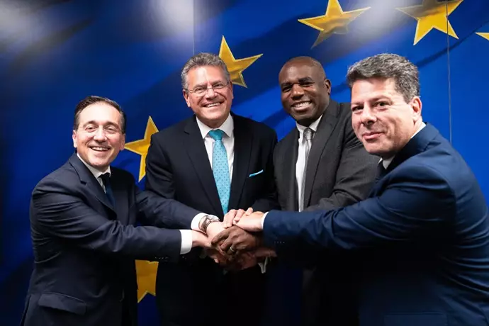 La UE y Reino Unido anuncian un acuerdo 'histórico' sobre Gibraltar|Foto: Europa Press/Ministerio de Asuntos Exteriores
