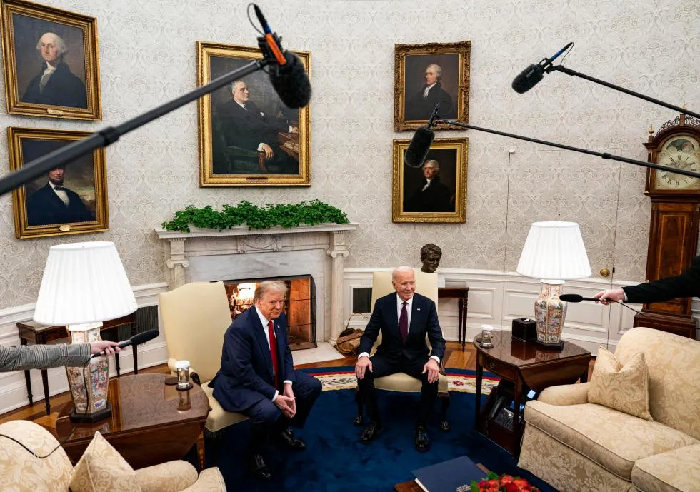 Donald Trump - Joe Biden - Casa Blanca, Washington. EFE/Alexander Drago/Pool