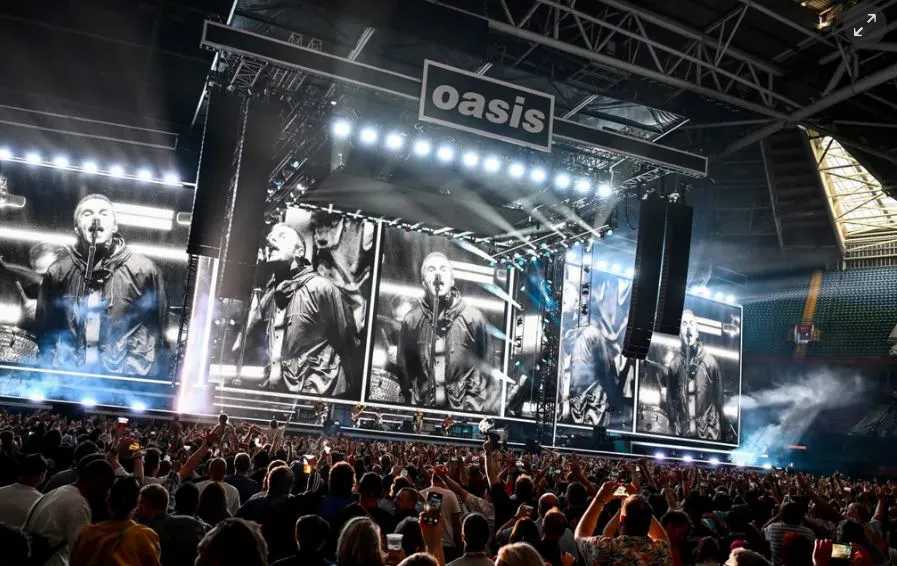 Concierto de los hermanos Gallagher (Oasis). Foto: Gareth Cattermole/Getty Images