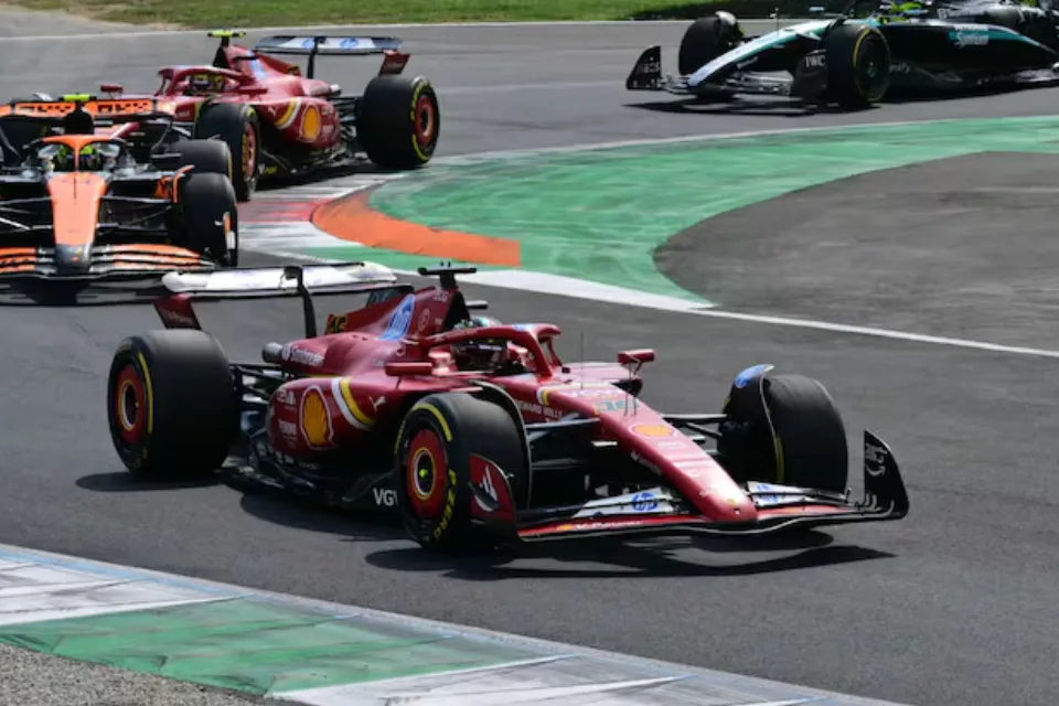 Charles Leclerc (Ferrari SF-24). Monza, Italia. F1 2024.ANDREJ ISAKOVICAFP