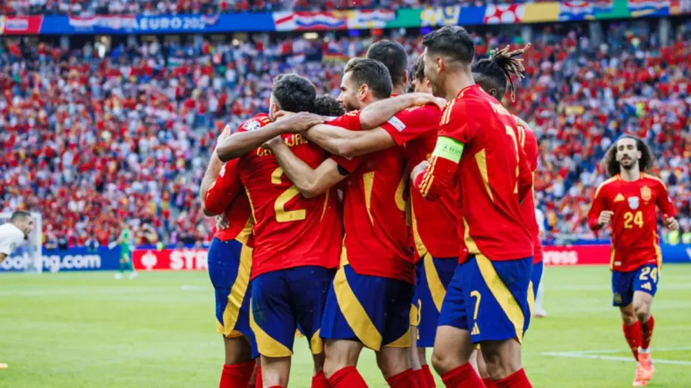 España comenzó con una goleada en la Eurocopa