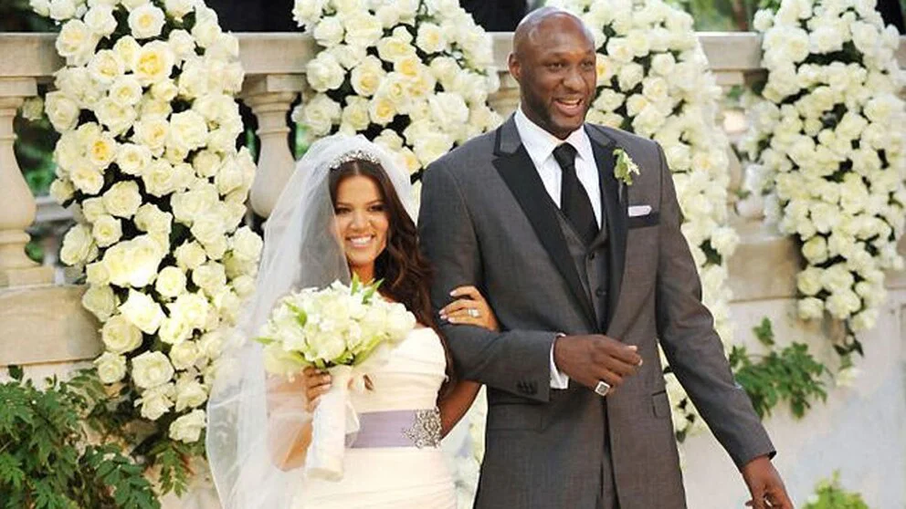Boda de Khloe Kardashian y Lamar Odom    Foto: E! News