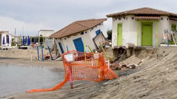 Playas de Italia erosionadas