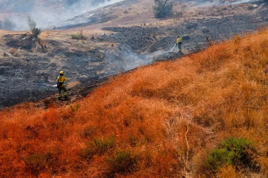 España inicia septiembre con menor actividad incendiaria tras un agosto devastador|Foto: EFE/Jorge Zapata