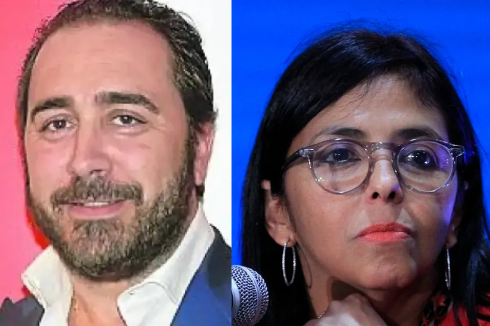 Víctor De Aldama y Delcy Rodríguez 