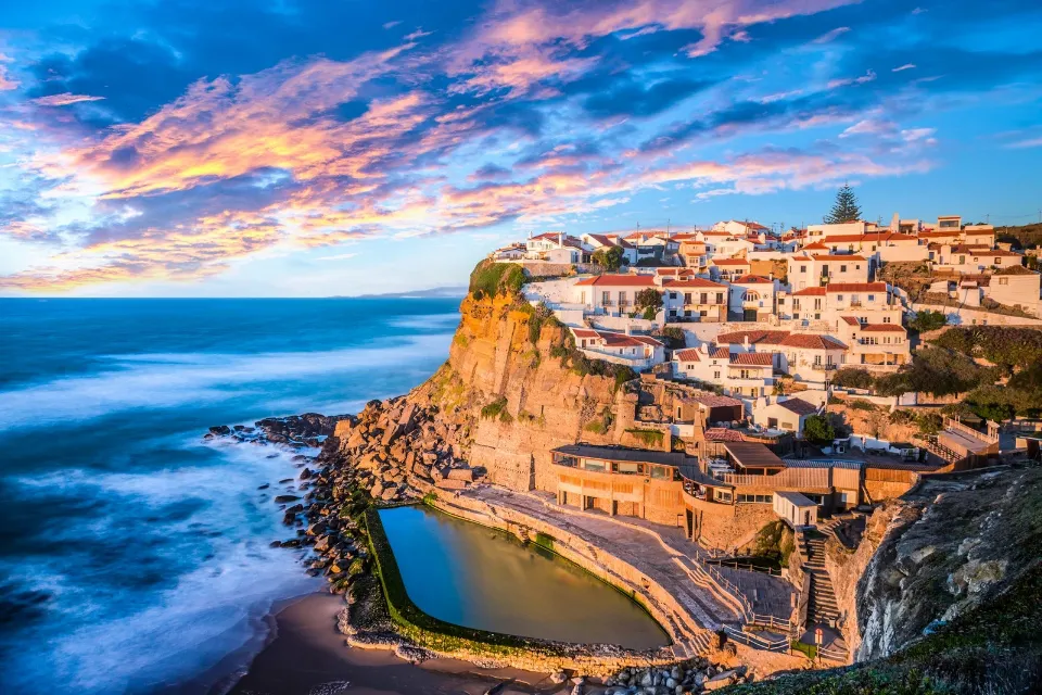 Piscina natural en Azenhas do Mar en Portugal