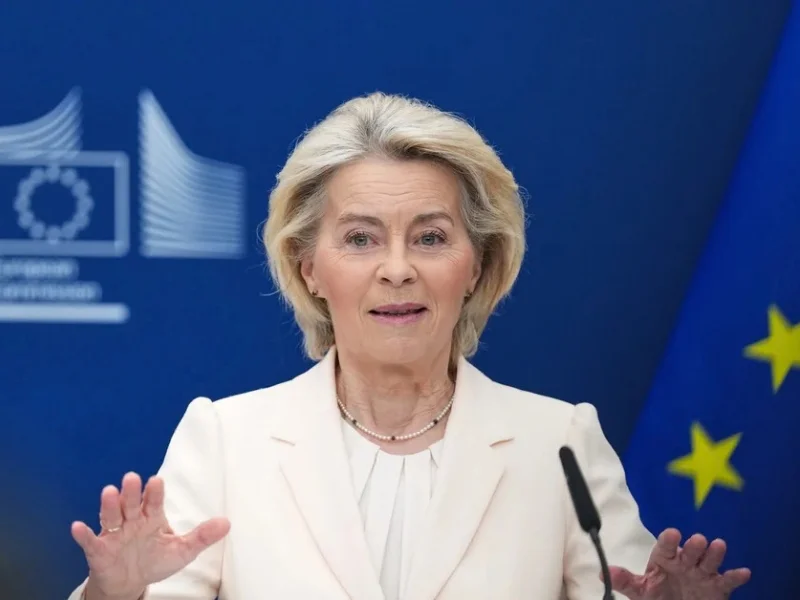 ursula-von-der-leyen-discurso-conferencia-anual-embajadores-bruselas|Foto: Agencia AP