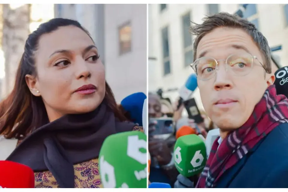 Mouliaá y Errejón en Madrid. Foto: 20minutos/EP