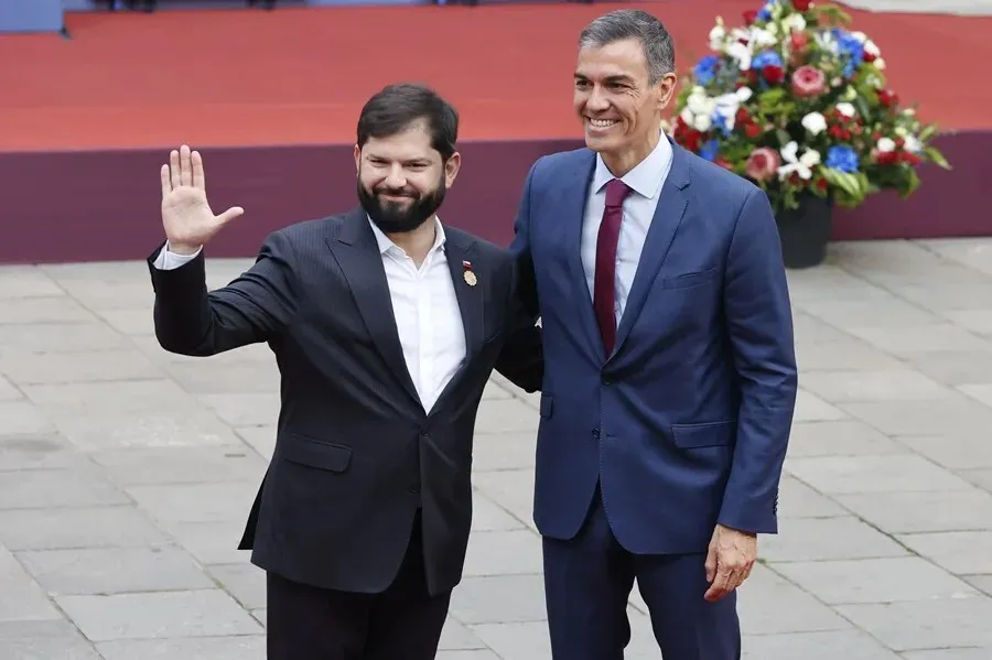 El presidente de Chile, Gabriel Boric, y el presidente del Gobierno de España, Pedro Sánchez|Foto: EFE/Elvis González