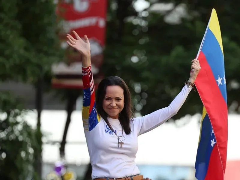 La líder opositora María Corina Machado, Premio Nobel de la Paz 2025|Foto: EFE/Miguel Gutiérrez