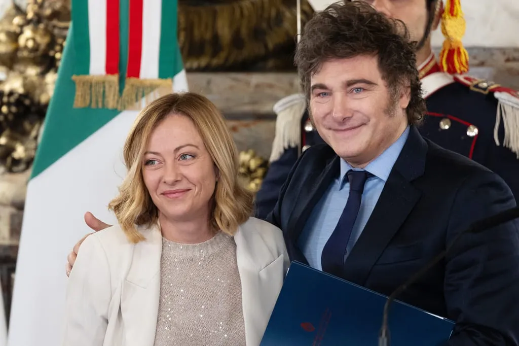 Meloni y Milei|GettyImages